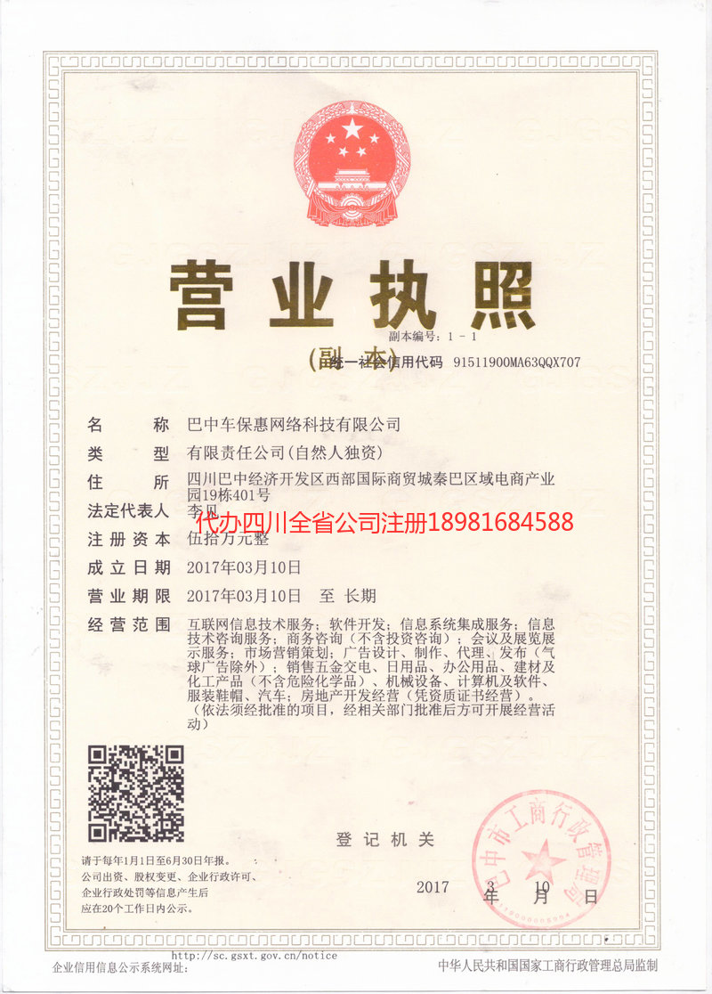 攀枝花市攀枝花市车保惠网络科技有限公司